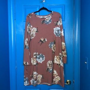 NWOT Heathered Blush Sweater Dress/Tunic